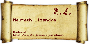 Meurath Lizandra névjegykártya